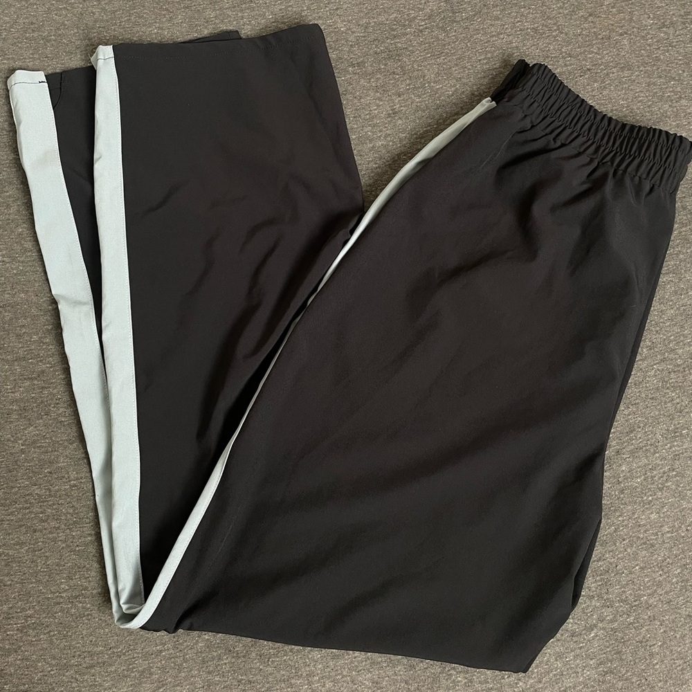 Hollister Black/Baby Blue track Pants